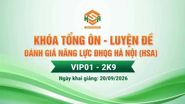 QDA01.2K9  Đánh giá tư duy – ĐHBKHN (TSA)